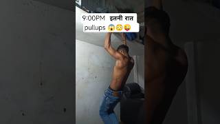 9:00PM Pullups मारते हुए 😳🤯😜 #challenge #motivation #fitnessmotivation #fitness