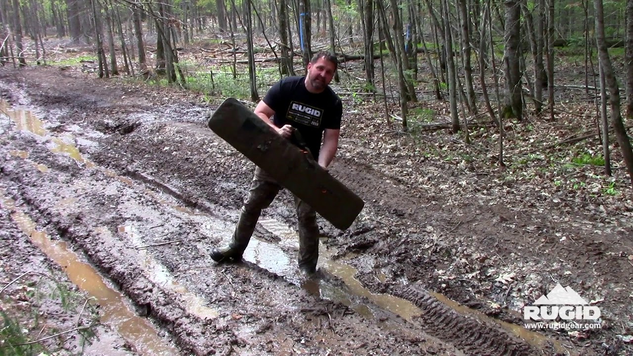 RGD Floating & Waterproof Shotgun Case Takes a Mud Bath - Ultimate protection - water, mud & dust!