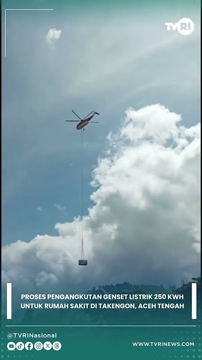 Pengangkutan Genset 250 KWH Untuk Rumah Sakit Di Takengon, Aceh Tengah