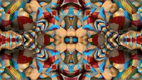 Multicolored kaleidoscope sequence patterns.