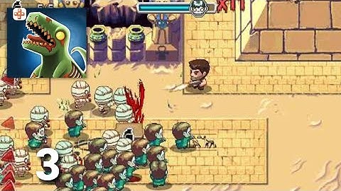 Age of Zombies - EGYPT Gameplay Walkthrough Part 3 Tutorial (ios Android)