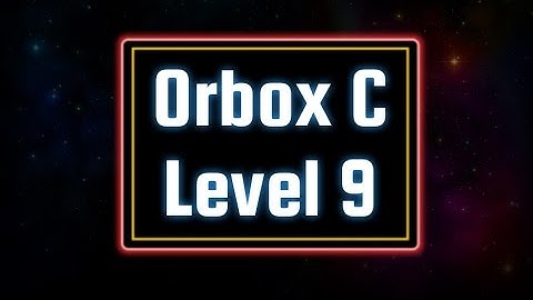 Orbox C (PC) - Easy 2: Level 9 Solution
