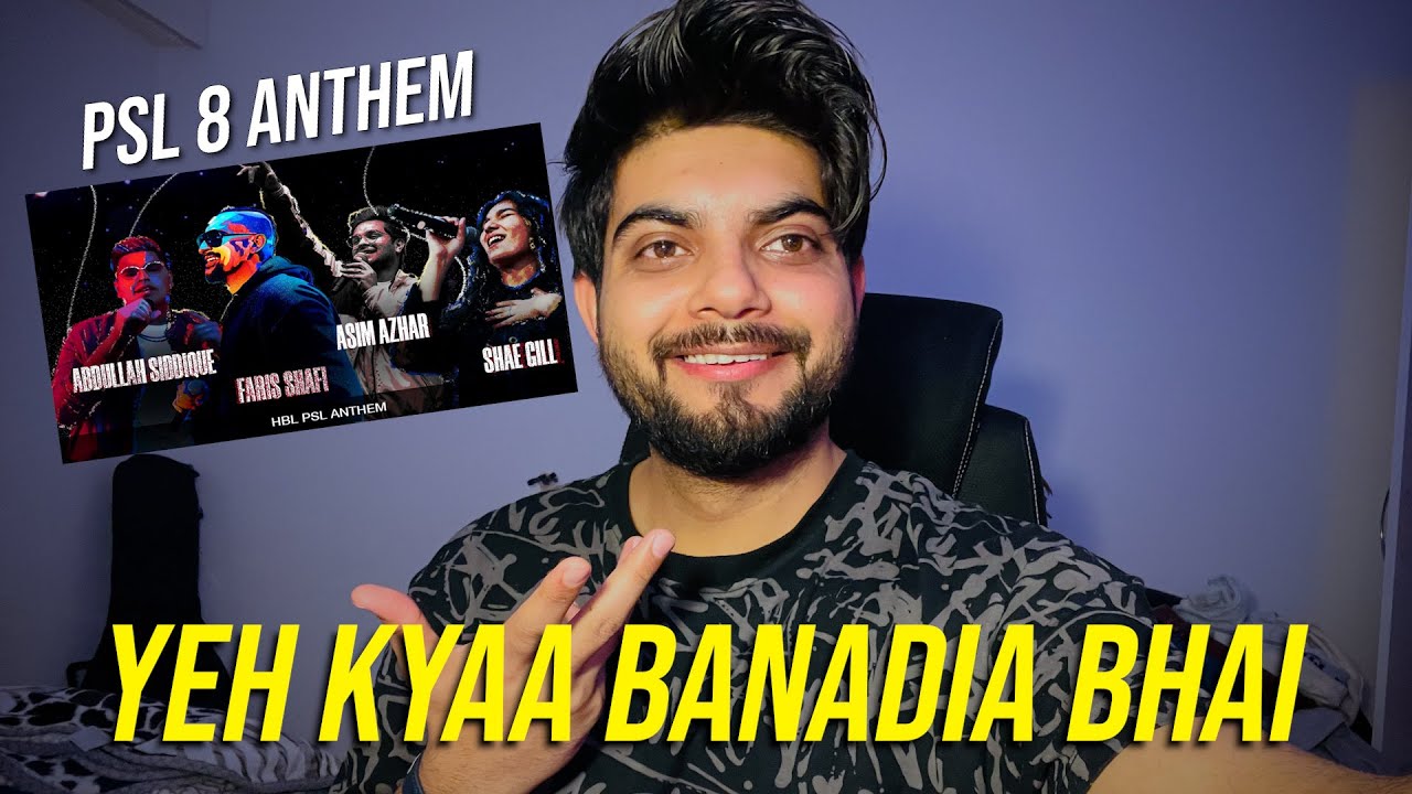 PSL 8 Song "Sab Sitaray Humaray" Music Producer's Reaction | HBL PSL Official Anthem 2023