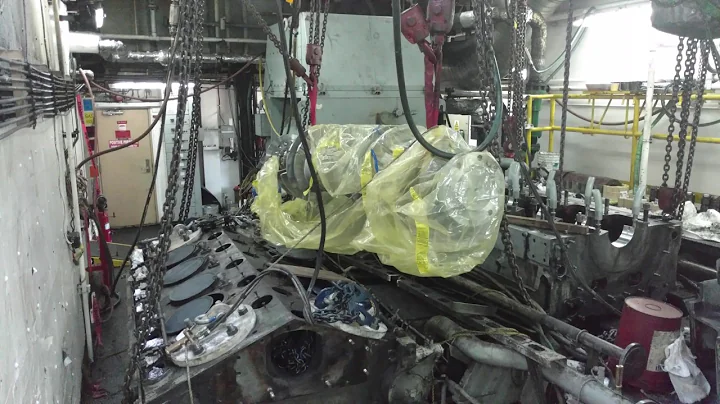 Crankshaft Install Offshore Marine Diesel Engine