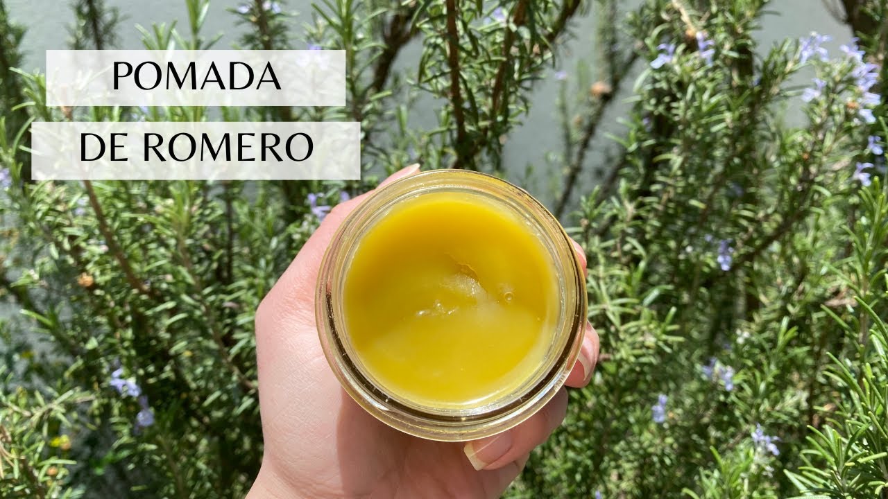POMADA DE ROMERO FÁCIL Y RÁPIDA!