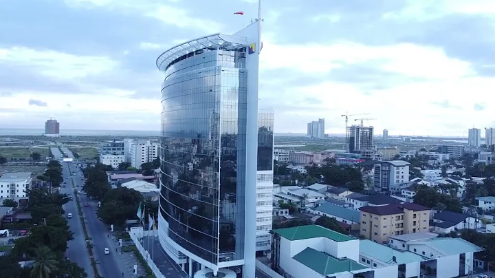 DJI Drone Mini 2 DRONE SHOT of Lagos, Nigeria. Iap building solutions, Acez Media