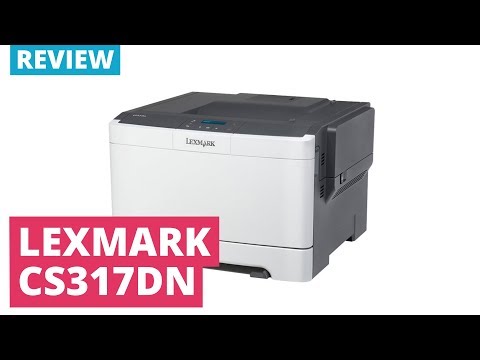 Printerland Review: Lexmark CS317dn Laser Printer - YouTube