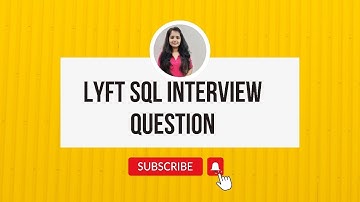 Lyft SQL Interview Question (Easy Level) | Bikes Last Used