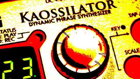 Kaossilator: DAW recorded loops and layers that I created