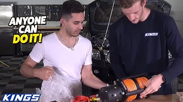 Watch how easy it is to install an Adventure Kings Domin8r X Winch!