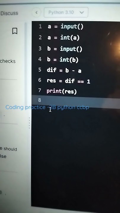 coding practice 2B python ccbp 2 nd question - YouTube