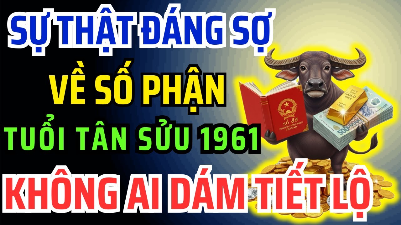 10 Dấu Hiệu CHỨNG TỎ Tuổi Tân Sửu 1961 Tiền Vận Gian Nan Vất Vả, Hậu Vận An Nhàn Đầy Phước Lộc
