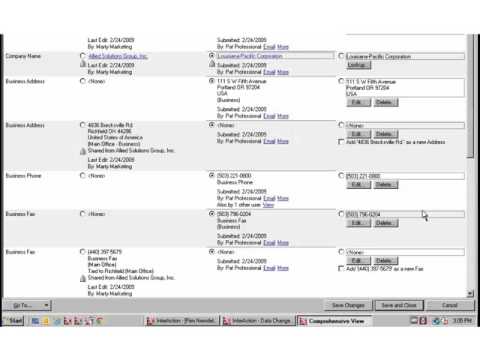 LexisNexis  InterAction DCM by Contact View