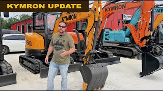 KYMRON Update with XH42D Excavator and XTL30 Mini Skid Steer