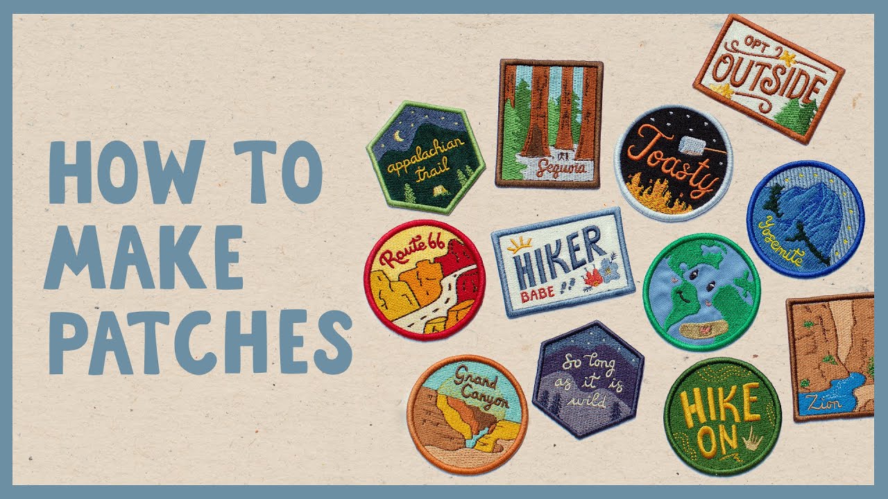 DIY Embroidered Patch Workshop – Assembly: gather + create