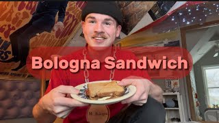 I made a Bologna Sandwich.