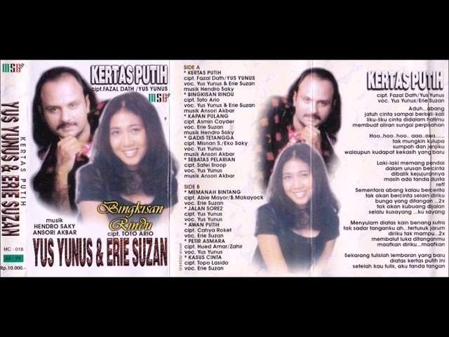 Full Album Yus Yunus & Erie Suzan Kertas Putih Album Original class=