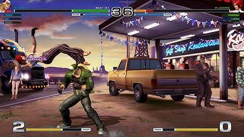 KOF14 Angel & Terry & Mai vs Chin & Vanessa & Luong CPU vs CPU AI vs AI