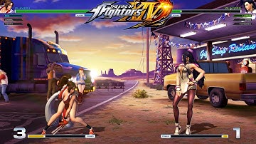 KOF14 Angel & Terry & Mai vs Chin & Vanessa & Luong CPU vs CPU AI vs AI