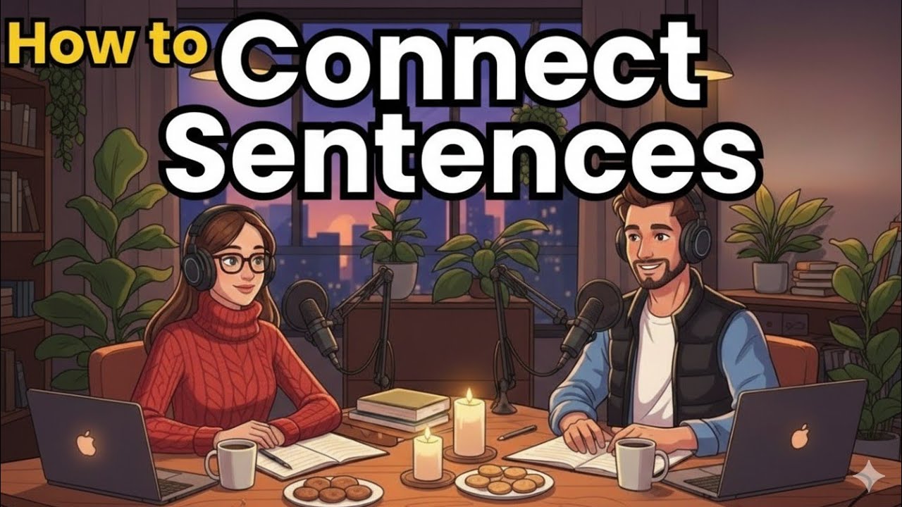 Learn English with Real Conversations Podcast | How to Connect Sentences inEnglish
