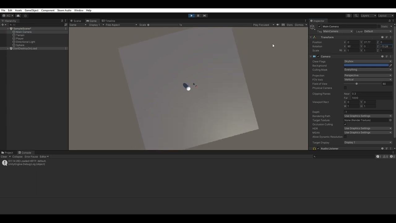 Player go to camera // cyberforum.ru