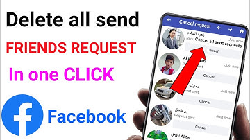 How to Cancel All Facebook Sent Friend request In One Click 2022 | See Sent Fiends Requests List