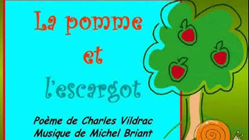 La pomme et l'escargot