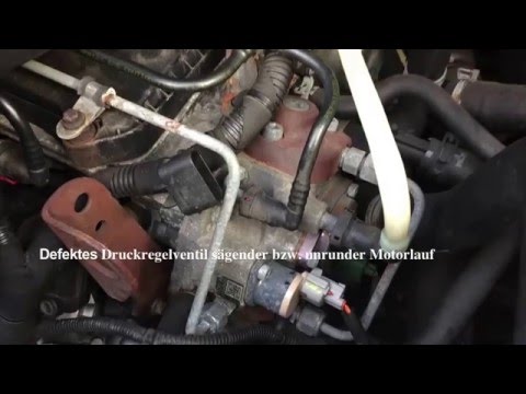 Defekte Zumesseinheit Druckregelventil Ford Transit 2.2 TDCI