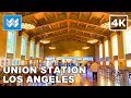 [4K] Union Station to Olvera Street in Downtown Los Angeles, California - Walking Tour 🎧 Binaural