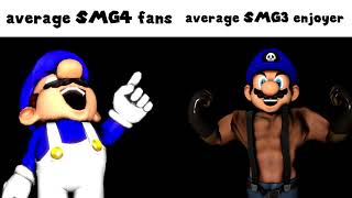 Average SMG4 fan VS Average SMG3 enjoyer