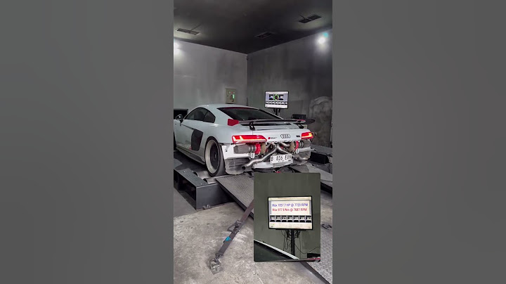 Twin Turbo R8 GT on the Dyno in Indonesia 📈