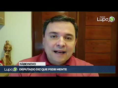 Deputado Fábio Novo diz que partido PSD mente