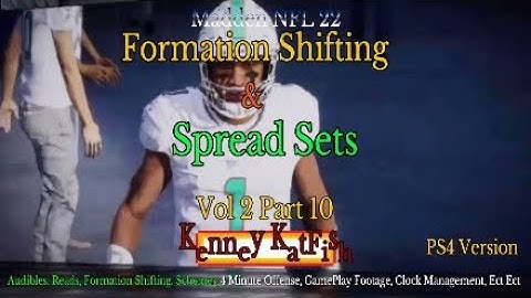 Spread Sets & Formation Shifting 4 min Offense From Carolina Panthers Playbook & the Spread Playbook