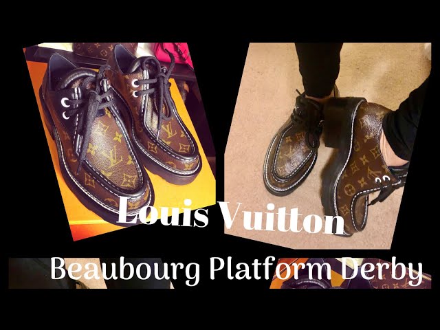 Louis Vuitton Beaubourg Platform Derby Unboxing 