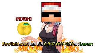 Why I bid 6.9 BILLION COINS on Timedeo's Lemon... (Hypixel Skyblock)