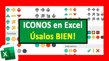 🔴🟡🟢CONJUNTO DE ICONOS - Cómo aplicar formato Condicional en Excel | Curso Básico Excel Gratis 2022