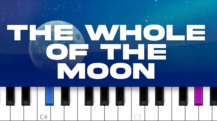 The Whole of the Moon Piano version - Piano performance video thumbnail