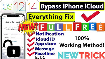 How to Unlock iPhone iCloud | Everything Fix in Full Free | iCloud Sign in Notification, ON/OFF Fix