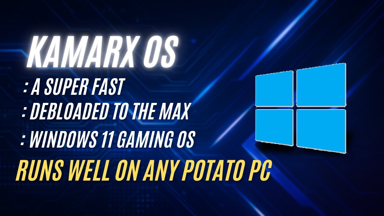 This Custom Windows OS Will BOOST Your FPS – KamarX OS Showcase! 😤🎯 ...