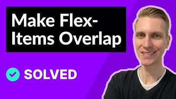 Make Flex Items Overlap in CSS Flexbox