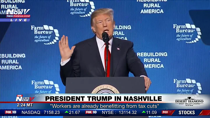 MONSTER APPLAUSE: President Trump Declares "Death Tax" Over - Farmers Keep Property (FNN)