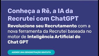 Inteligencia Artificial da Recrutei