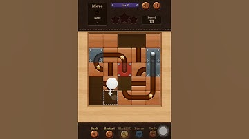 Roll the Ball slide puzzle Star E Pack Level 15 Solution