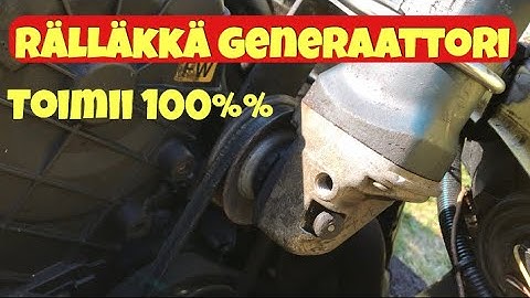JÄTEÖLJY GENERAATTORI KULMAHIOMAKONEESTA.