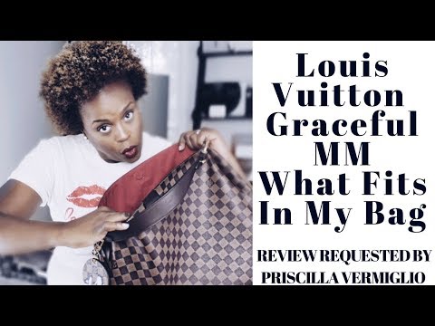 LOUIS VUITTON GRACEFUL MM REVIEW, WHAT FITS INSIDE, & MOD SHOTS