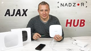 Ajax HUB - полный обзор хаба, его разборка, монтаж, подключение и настройка.