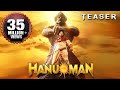 HANUMAN Hindi Teaser | Prasanth Varma Cinematic Universe| RKD Studios| Teja Sajja, VinayR, Varalaxmi