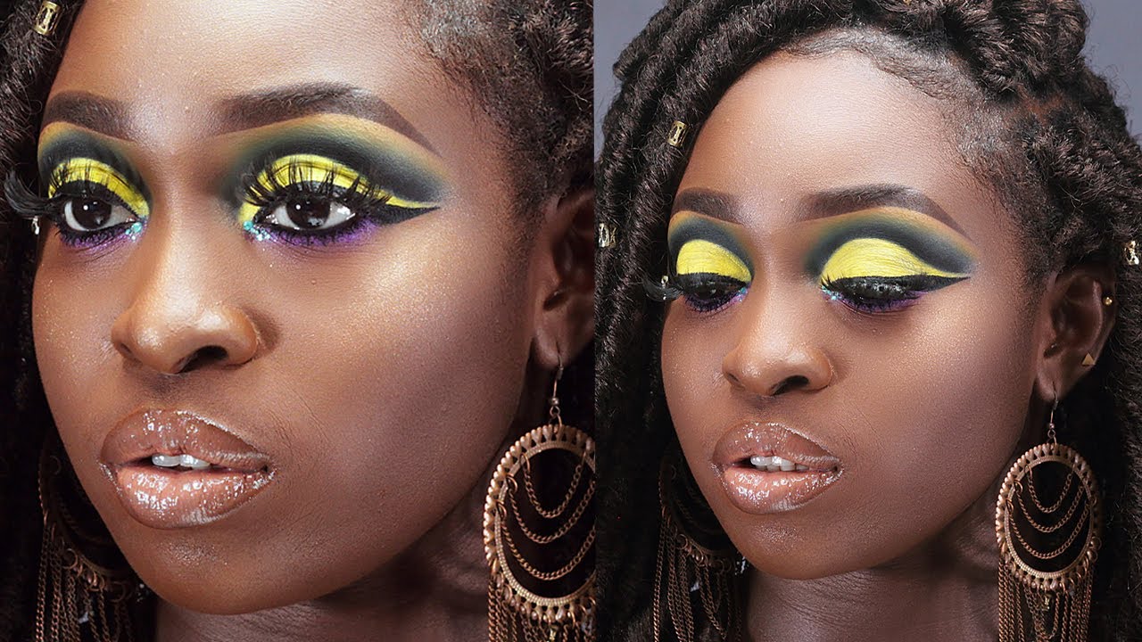 Makeup for black women  Dramatic eye makeup, Eye makeup, Dark skin makeup