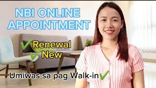 NBI Online Appointment New and Renew, iwasan mong mag walk-in😉