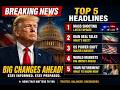 Top 5 Breaking News Mass Shooting, Iran Talks and US Power Shift Explained